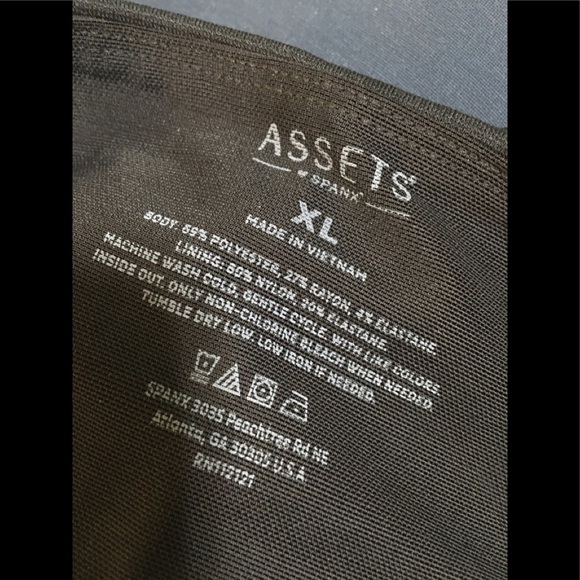 New Assets by Spanx black Shapewear Leggings XL - Picture 4 of 13